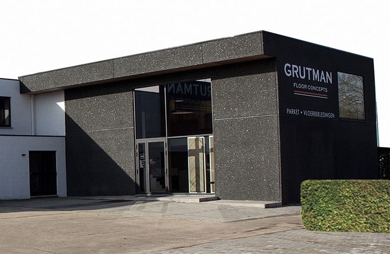 De Grutman showroom aan de Prins Bisschopssingel in Hasselt